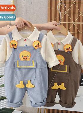 Boys suit 2023 new baby spring and fall fashionable backpack