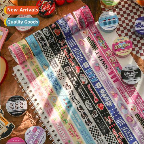 Moonlight summer Japanese paper single roll tape rainbow lab