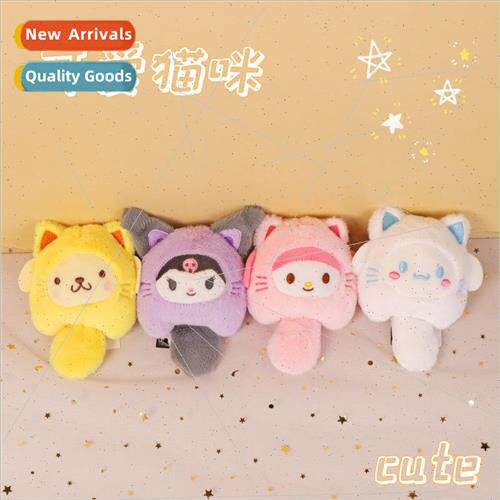 Sanrio trans适用ming cat aromatherapy plush pendant cute cou
