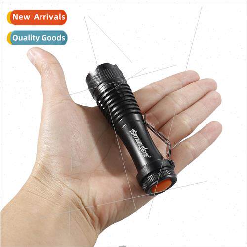 Model mini retractable strong light rechargeable LED pen cli