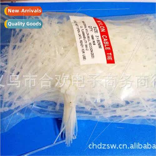 3*60 white nylon cable ties 白色尼龙扎带