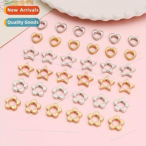 Plastic CCB love small flower pentagram wrapped bead circle