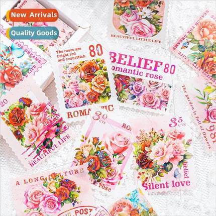 PET stickers square inch color paper series dream stamp them