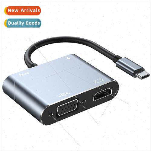 type-c to HDMI VGA USB3.0 4 IN 1 extender computer to adapte