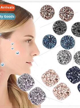 ultra-flash magnet earrings men and women students simple te