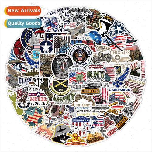 100 USAF Army Graffiti Stickers ggage Mug Guitar Scooter Lap