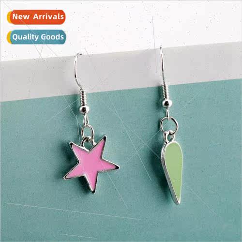 Anime  full-time hunter earrings Cecil pentagram teardrop lo