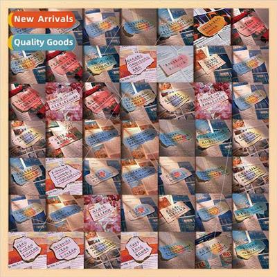 63 romantic handwritten text stickers small fresh literary