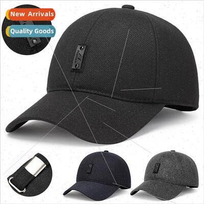 2023 winter new middle-aged and elderly mens baseball cap ha