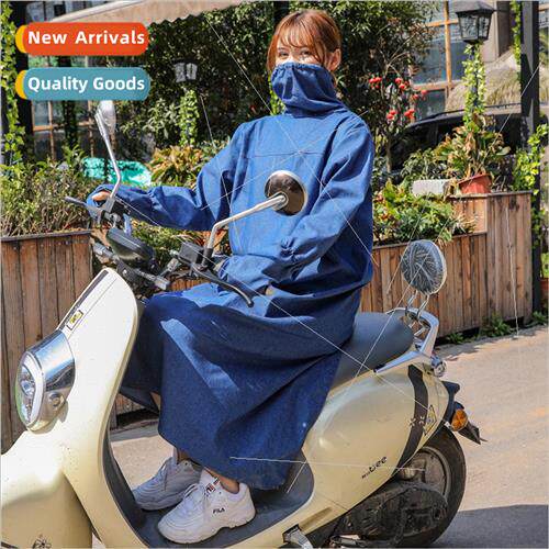 Cycling sunscreen clothing women battery car extended cyclin