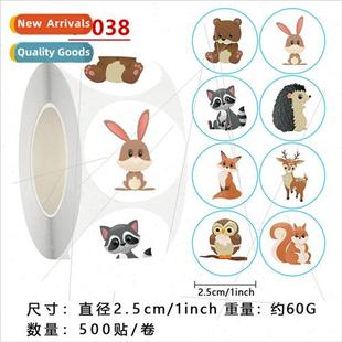 Cartoon animal stickers cute pet animal stickers gift decora