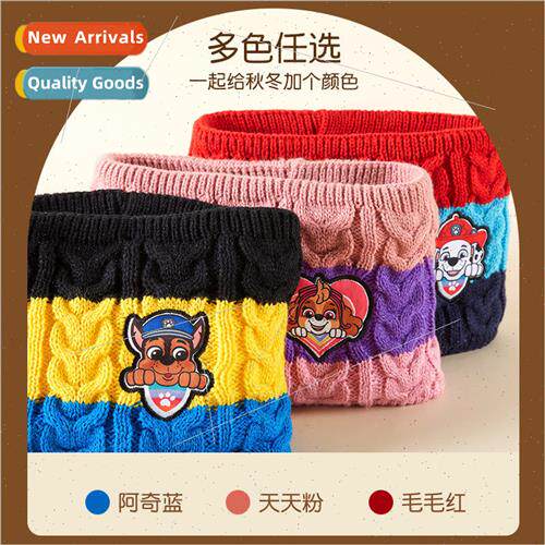 Woof team childrens neck scarf autumn and winter boys thicke