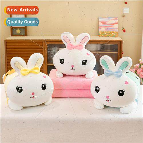 New three-color lying rabbit air-conditioning blanket milk t