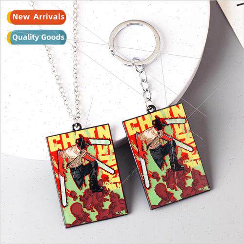 New anime  chain saw man personalized decorative keychain al