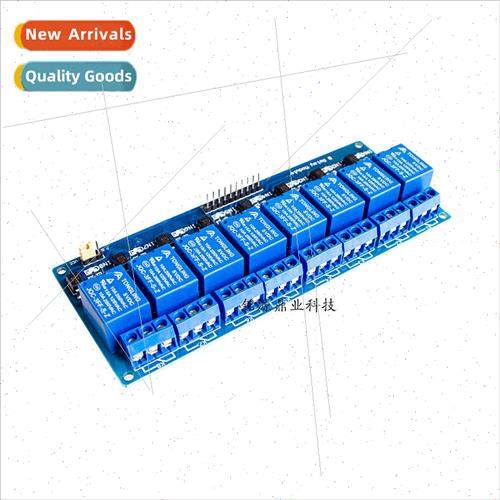 8-way relay module with optocoupler isolation AVR// microcon