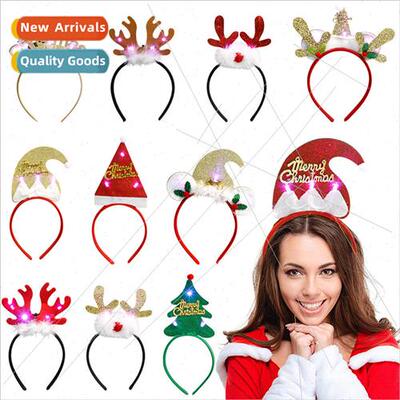 2023 new Christmas lighted hair bands antler headband Christ