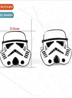 Movie Jewelry Star Wars White Trooper Cufflinks Imperial Sto