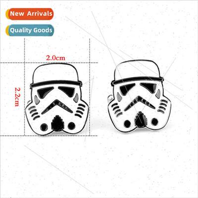 Movie Jewelry Star Wars White Trooper Cufflinks Imperial Sto