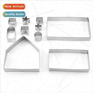 Ging Stainless Christmas Steel Molds Set Cookie