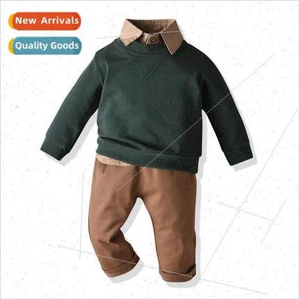 Childrens fall and winter long-sleeved shirt pullover sports