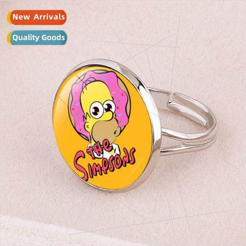 Creative Cartoon Animation Peripheral mpsons Opening Ring Cr