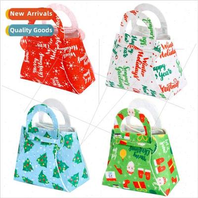 New -woven Christmas tote bag childrens mini felt bag Christ