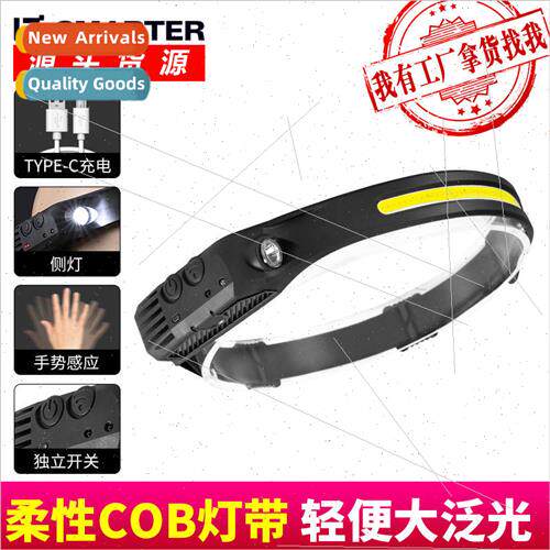 New LED mini multi-function waving sensor head mounted light