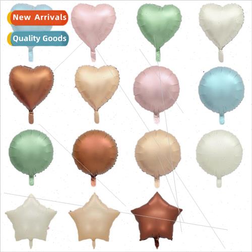 18 inch Love Cream Caramel Balloon Creamy White Heart Shape