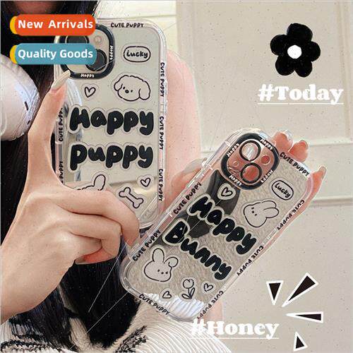 English graffiti dog rabbit IPhone13/14ProMax Mirror Apple 1