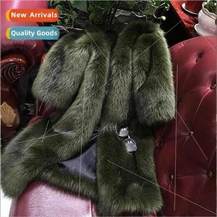 wild coat fall fur fox imitation new winter and Haining 2023