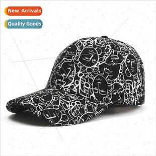 Spring and summer new adult baseball hat fashion printing pr