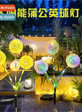 led new solar lights dandelion simulation flower lights grou