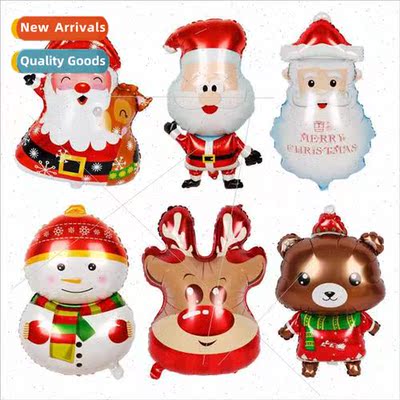 New Christmas Santa Claus Snowflake Christmas Tree Aluminum