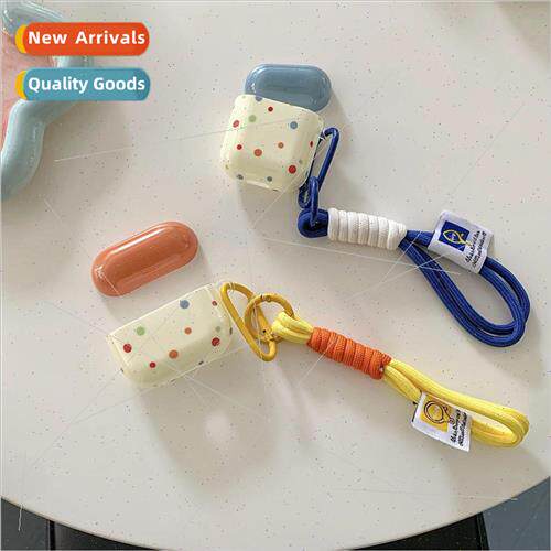 Niche ins colorful polka dots 适用 airpods 1/2 generation un