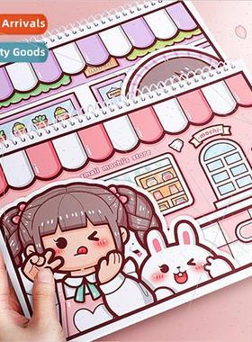 New small spuds release book A4 loose-leaf simple tape stick