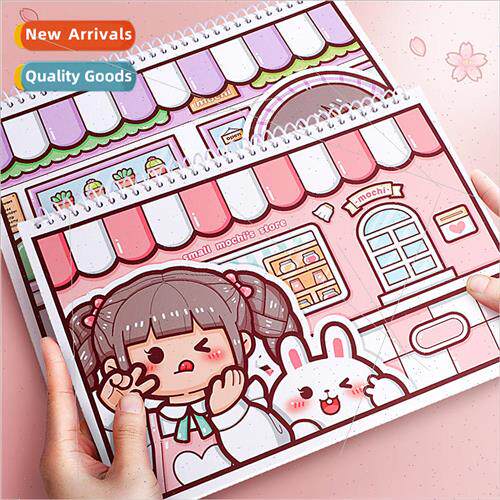 New small spuds release book A4 loose-leaf simple tape stick
