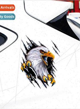 Car decals personalized car stickers 3D simulation tear eagl