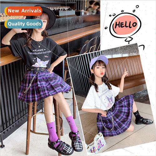 Set girls suit summer dress dress 适用eign  summer college
