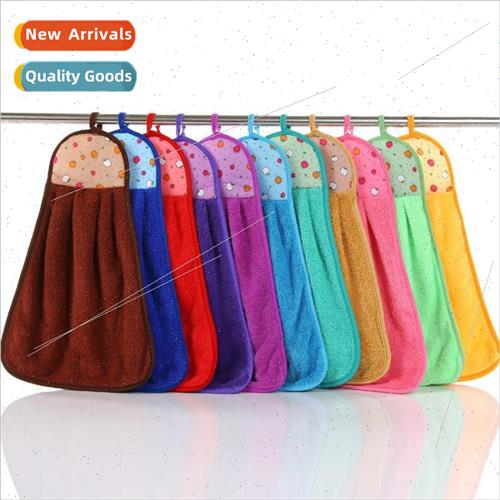 Coral Velvet Hand Towel Soft Kids Adult Towel Kitchen Bathro