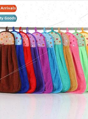 Coral Velvet Hand Towel Soft Kids Adult Towel Kitchen Bathro