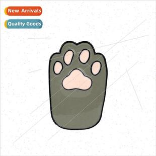 oil cute pin cartoon drop dog paw cat creative Jewelry