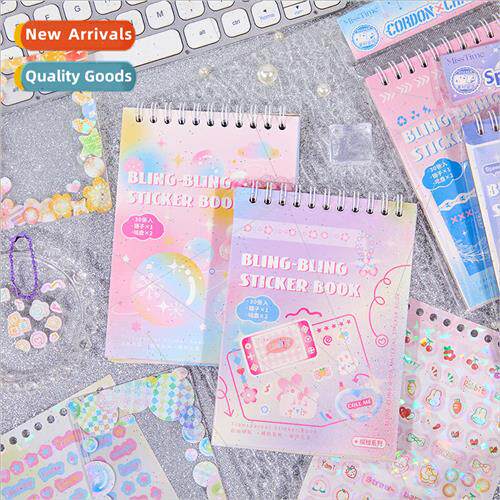 Sticker book colorful bubble series creative flash film Guca