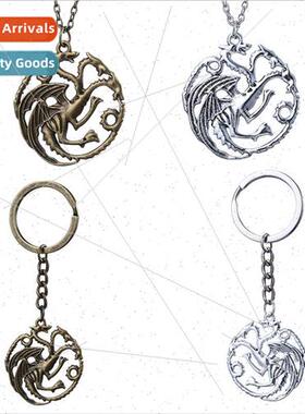 Game of Thrones Targaryen Fire Dragon Necklace A Song of Ice