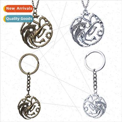 Game of Thrones Targaryen Fire Dragon Necklace A Song of Ice