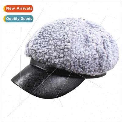 Octagonal cap female fall and winter beret son of Korean Jap