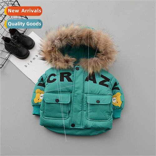 2018 winter new boys and girls Korean  of cartoon embroidery