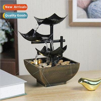 home decor running water ornaments attract wealth desktop fo