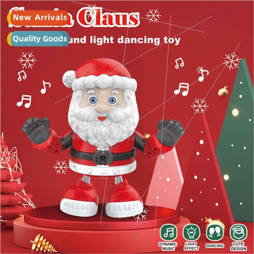 New Santa Claus Dancing Robot Music ghts Electric Doll Toys