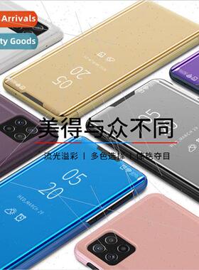 适用 Samsung A22 Flip Leather Case Phone Case A52 Electropla