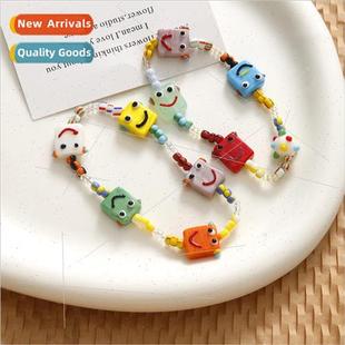 beads bead weaving Cute monster colored little brace cartoon